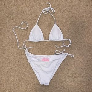 Victoria’s Secret White Itsy Bikini Set